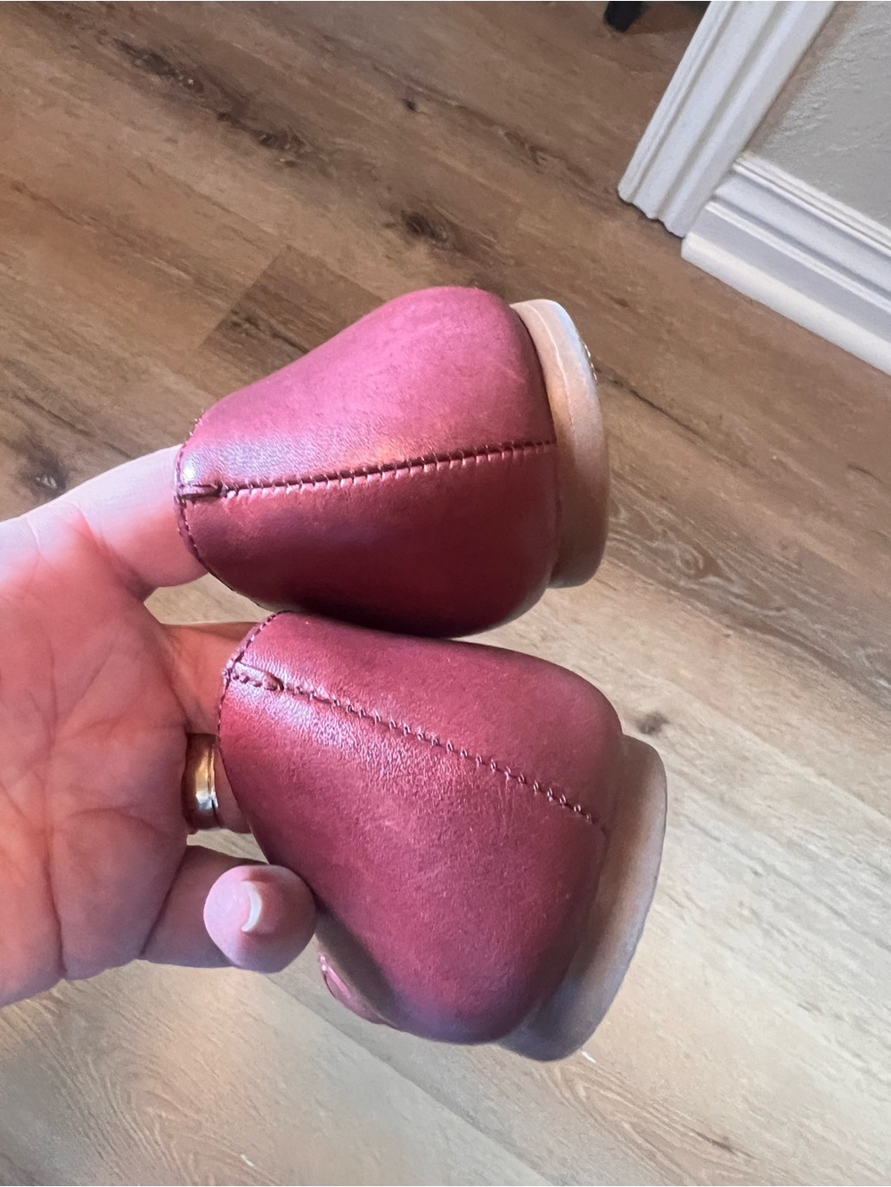 Madewell Pointed Loafers in Deep Wine - Picture 4 of 7